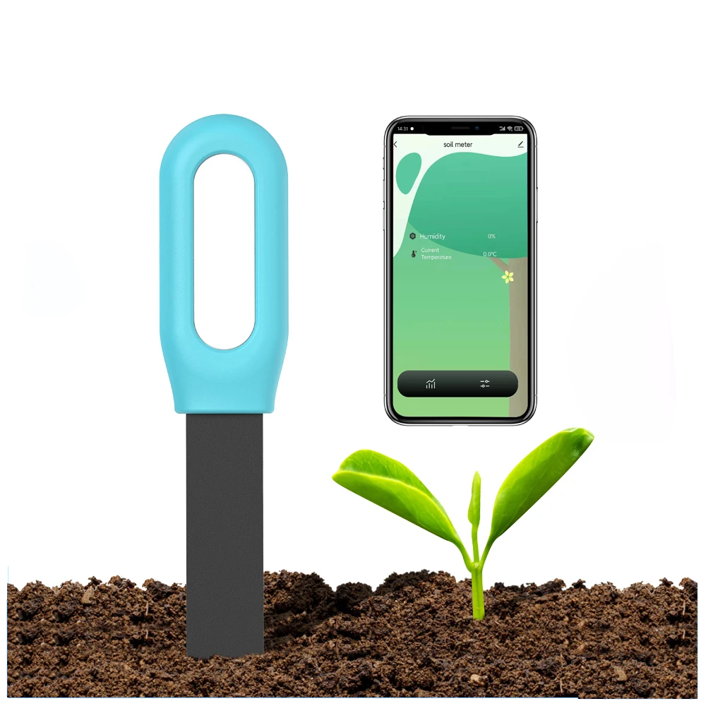 Smart Wireless Battery-Powered Soil Sensor – Monitor Temperature, Humidity & Moisture