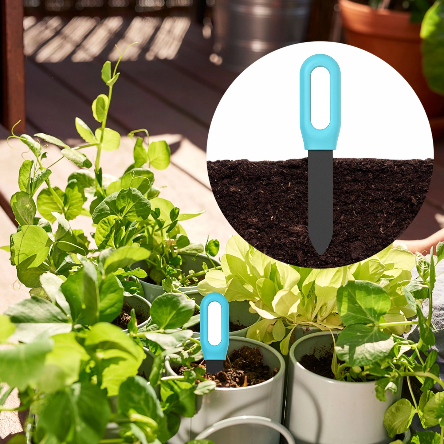 Smart Wireless Battery-Powered Soil Sensor – Monitor Temperature, Humidity & Moisture